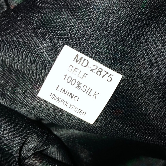 MISS MINUET~Silk Strapless Floral Mini Dress~M - Picture 8 of 8